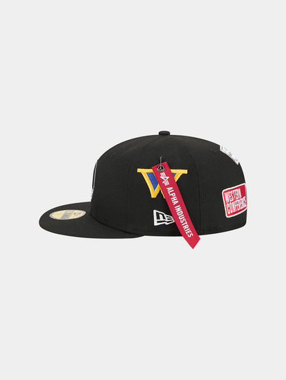 GOLDEN STATE WARRIORS X ALPHA X NEW ERA 59FIFTY FITTED CAP ACCESSORY Alpha Industries