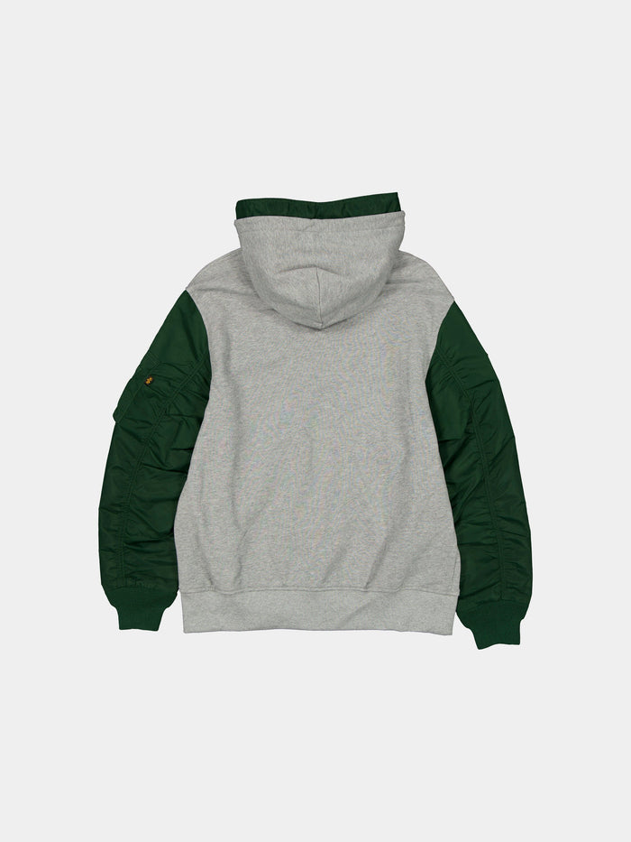 GREEN BAY PACKERS X ALPHA X NEW ERA MA-1 ZIP UP HOODIE OUTERWEAR Alpha Industries