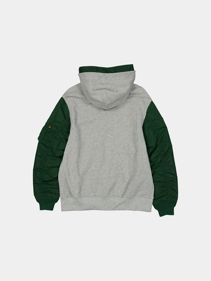 GREEN BAY PACKERS X ALPHA X NEW ERA MA-1 ZIP UP HOODIE OUTERWEAR Alpha Industries
