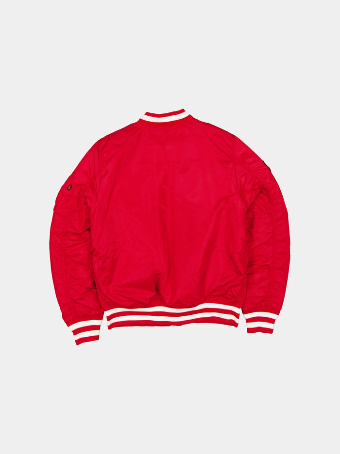 KANSAS CITY CHIEFS X ALPHA X NEW ERA MA-1 BOMBER JACKET OUTERWEAR Alpha Industries
