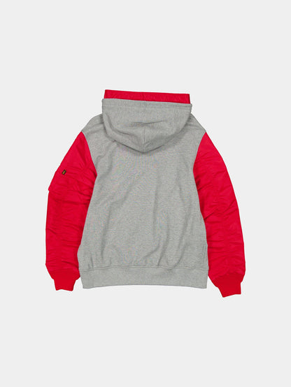 KANSAS CITY CHIEFS X ALPHA X NEW ERA MA-1 ZIP UP HOODIE OUTERWEAR Alpha Industries