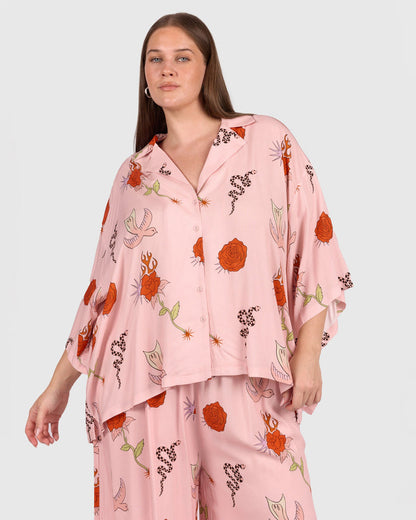 Lacey Shirt | Desert Rose