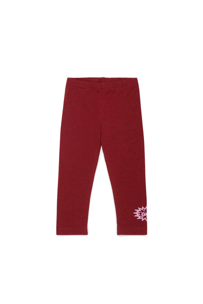 Leggings with starburst logo print
