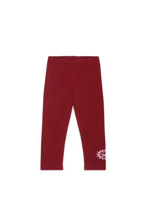Leggings with starburst logo print