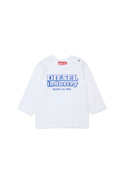 Long-sleeve T-shirt with Diesel Industry print