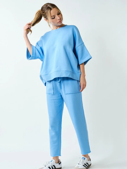 Malibu Lounge Top - Greige Goods