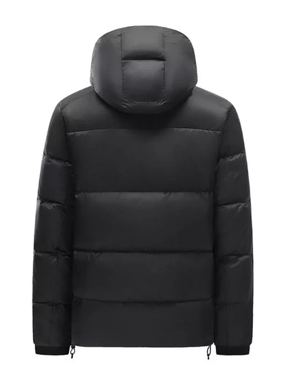 Men's Plus Size Hooded Padded Winter Puffer Jacket
