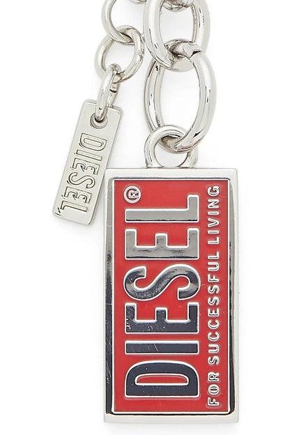 Metal keyring with Biscotto logo charm