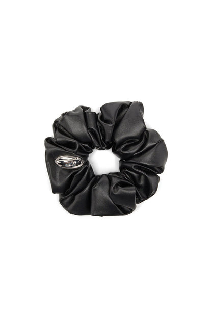 Metal logo scrunchie