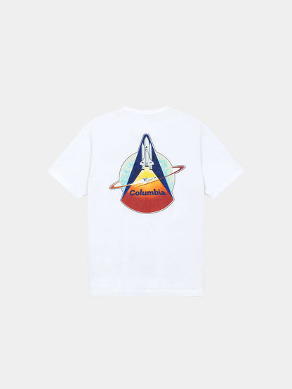 COLUMBIA STS-1 TEE TOP Alpha Industries WHITE S