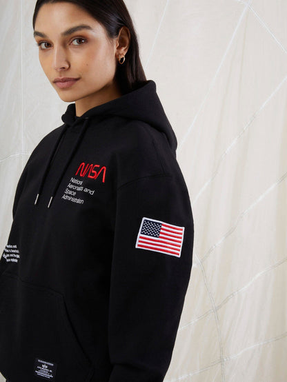 NASA WORM LOGO HOODIE TOP Alpha Industries