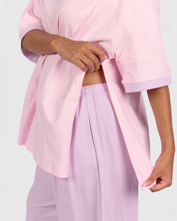 Ocean PJ Pants in Lilac - Pockets - The Lullaby Club