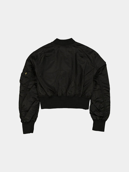 PITTSBURGH STEELERS X ALPHA X NEW ERA L-2B CROPPED BOMBER JACKET WOMENS OUTERWEAR Alpha Industries