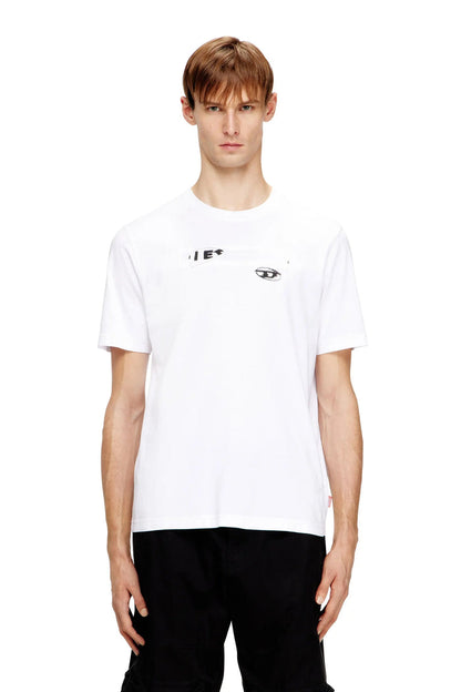 Regular T-shirt with patches and prints