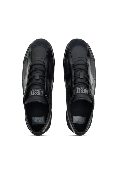 S-Slante-D-Sneakers in suede and leather with D logo