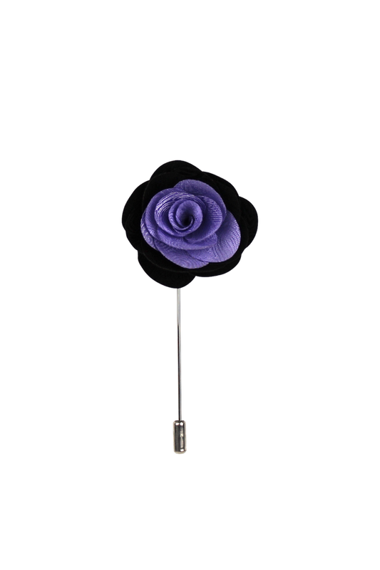 Seeing Violets Flower Lapel Pin