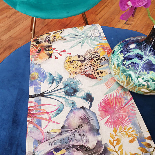 Sharon B Design Wildlife Table Runner