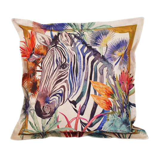 Sharon B Design Zebra Pillow Cover