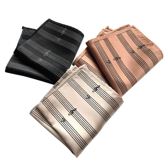 Sheet Music Pocket Squares, Cyberoptix
