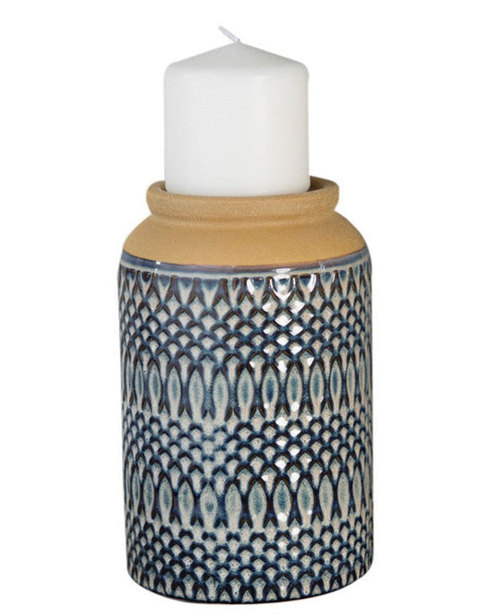Sierra Ceramic Candle Holders|Set of 2 Small
