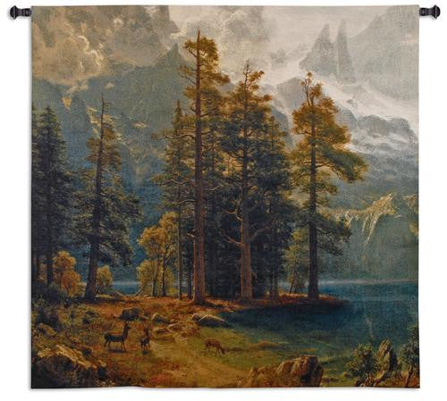 Sierra Nevada Wall Tapestry by Albert Bierstadt&copy; -