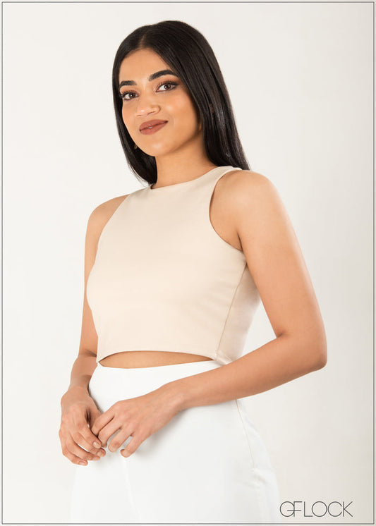 Sleeveless Ponte Top - 211022
