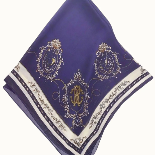 So Silky Satin Neckerchief Scarf, Versatile - Greige Goods