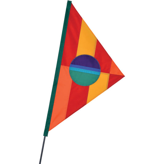 SoundWinds Phoebus Bike Flag - Warm Rainbow