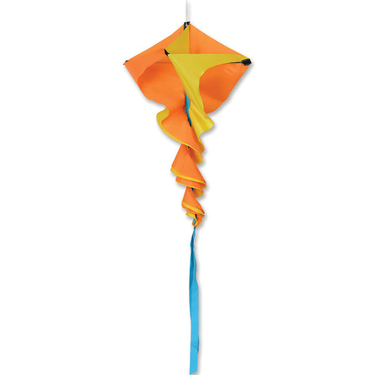 SoundWinds Small Rotini Spinning Windsock - Yellow