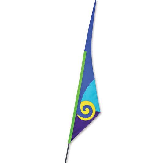 SoundWinds Spiral Recumbent Bike Flag - Blue