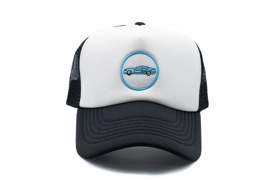 Sports Car Patch Trucker Hat