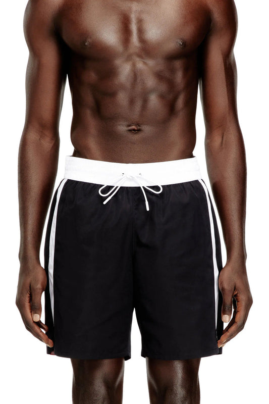 Swim shorts with contrast waistband
