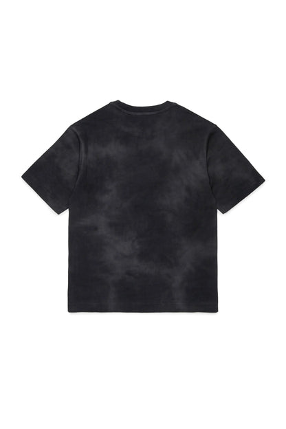 T-shirt with embellished phoenix motif