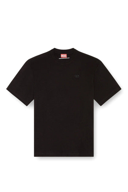 T-shirt with maxi oval D embroidery