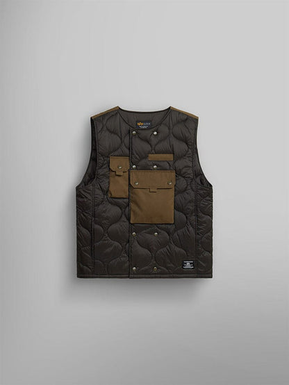 TACTICAL VEST OUTERWEAR Alpha Industries CHOCOLATE XS