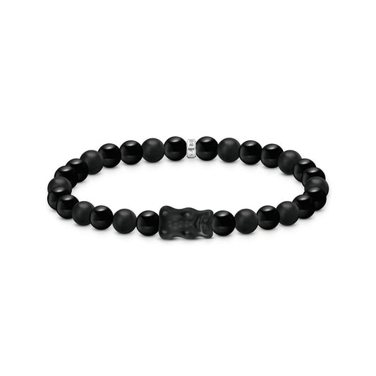 THOMAS SABO Bead Bracelet with Black Goldbear