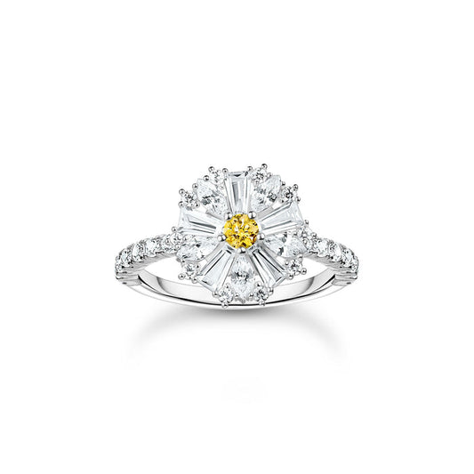 THOMAS SABO Lovely Daisy Cocktail Ring in Silver