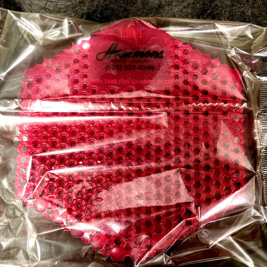 WAVE DEODORANT URINAL SCREEN SPICED APPLE SCENT 10/BOX (RED)
