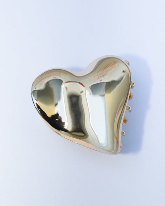 Wavy Heart Hair Clips