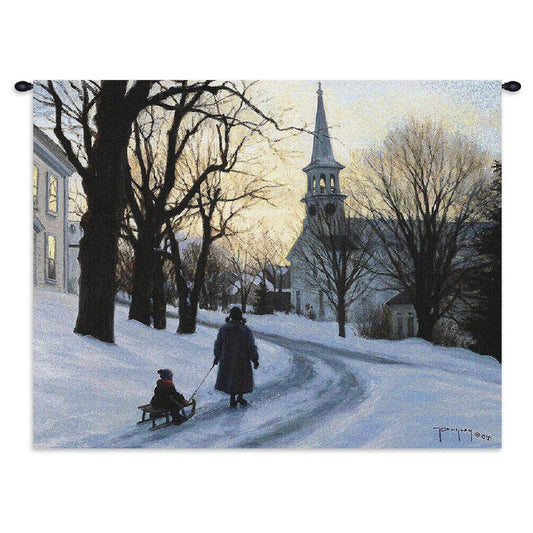 Winter's Eve Wall Tapestry by Robert Duncan&copy; -