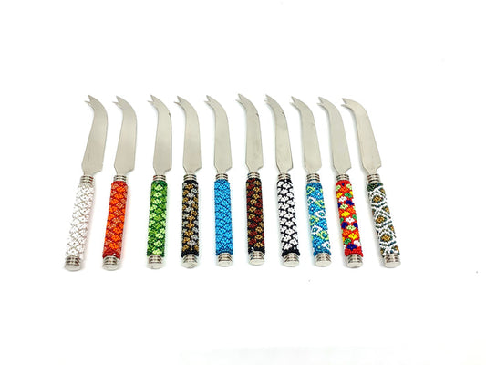 Zulu Beaded Cheese Knives