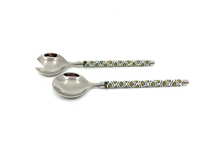 Zulu Beaded Salad Servers